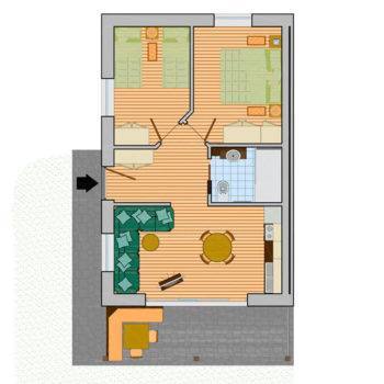 Ferienwohnung 3 am Oberpfaffstaller auf dem Ritten in Klobenstein